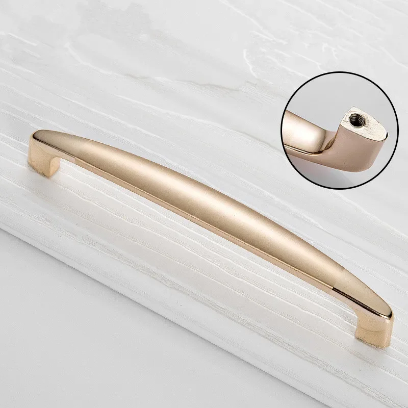 VARMSTUGA европейские золотые ручки для шкафа из цинкового сплава кухонного ящика 128