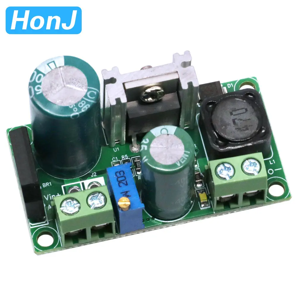 Понижающий модуль преобразователя переменного/постоянного тока LM2596HV 3 в 3,3 В 5 в 6 в 9 в 12 В 15 в 24 В постоянного тока 5 В-50 в Регулируемый понижающий источник питания 3 А