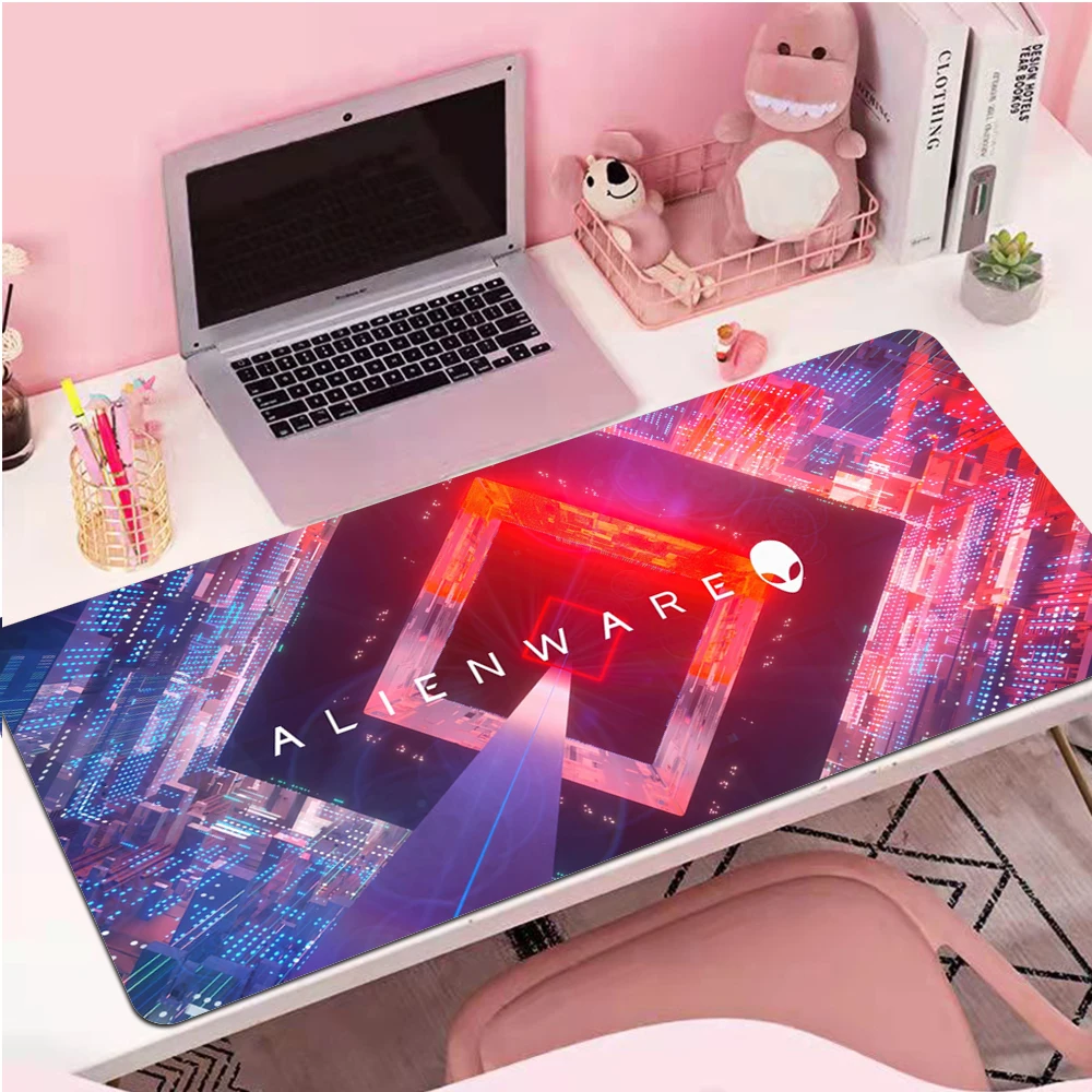 

Anime Mouse Pad Dell Gaming Setup Anti-slip Natural Rubber PC Keyboard XXL Desk Pad almohadilla para raton Accessories Alienware