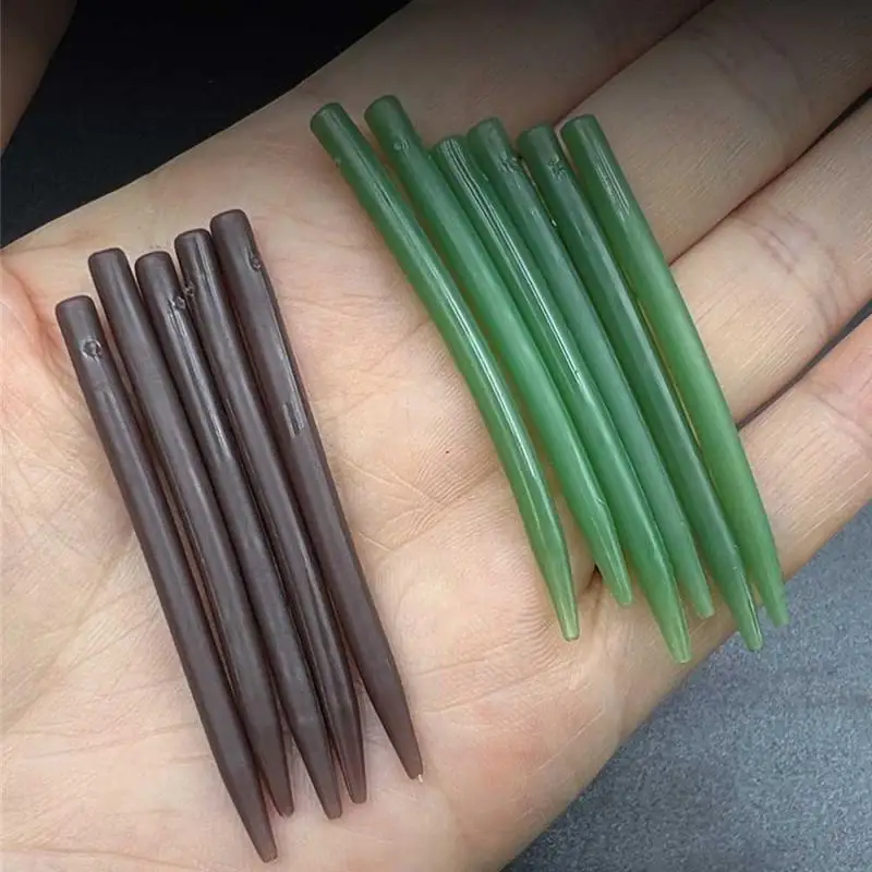 

Carp Fishing Rolling Swivels Matte Black Long Body Quick Change Swivel With Ring Snap Connector Carp Fishing Accessories