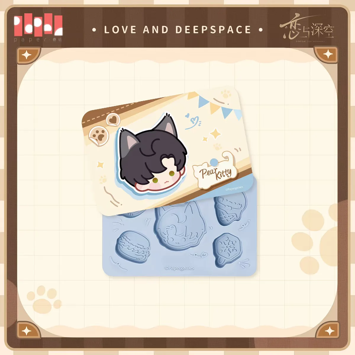 Силиконовая форма для льда Love and Deepspace: Серия «Ваш кот скучает по вам» — Милая форма кошки, пищевой силикон, гибкая форма для виски, кофе, DIY (art.: 3920dc2b9b833) - 3920dc2b9b833