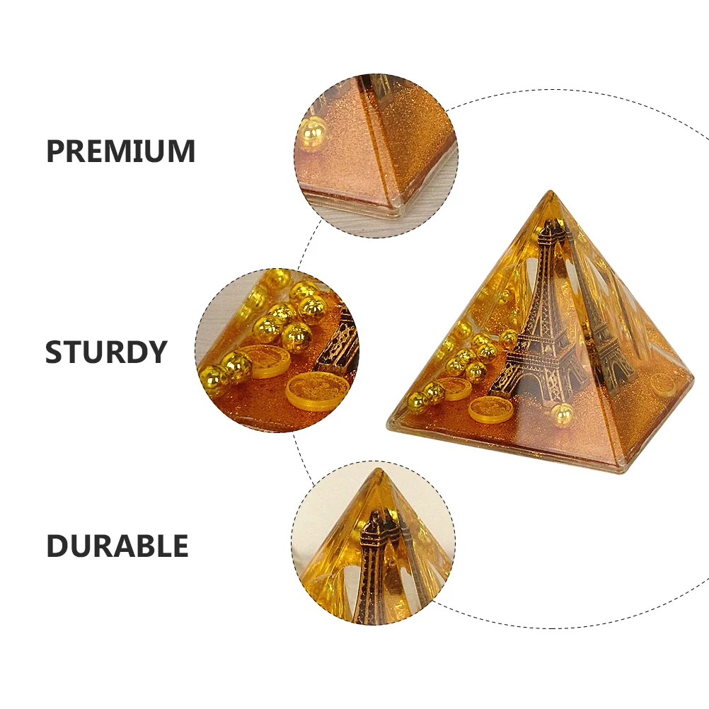 Настольная подставка для ручек с рисунком Эйфелевой птицы (бронза)