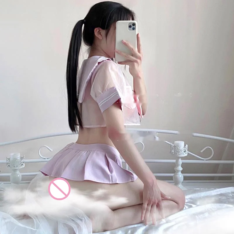 

Сексуальное Милое нижнее белье Loli с бантом, женское нижнее белье, экзотическая Соблазнительная форма JK Passion, костюм каваи белье NDKO