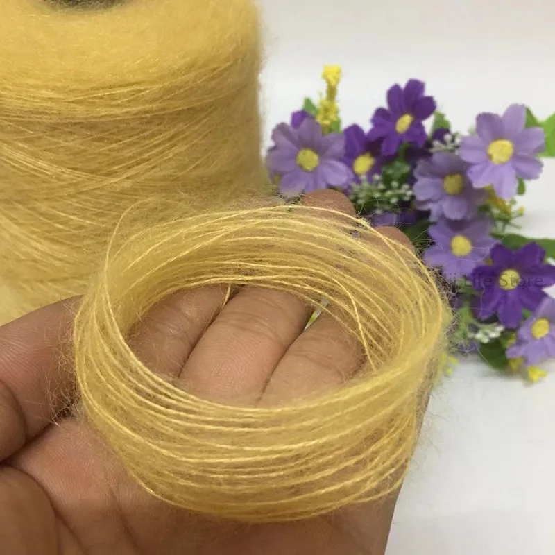 250 г мохеровая пряжа из чистого натурального шелка Мягкая Детская Пряжа Ручной