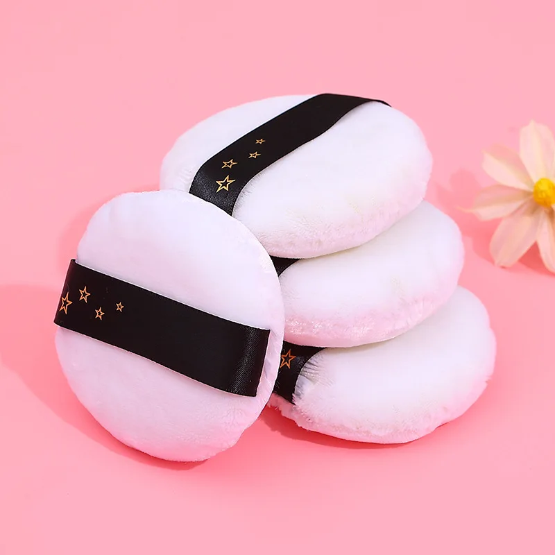 

2/5Pcs 80mm Professional Round Shape BB Cream Powder Foundation Puff Portable Soft Cosmetic Puff Makeup Foundation Sponge