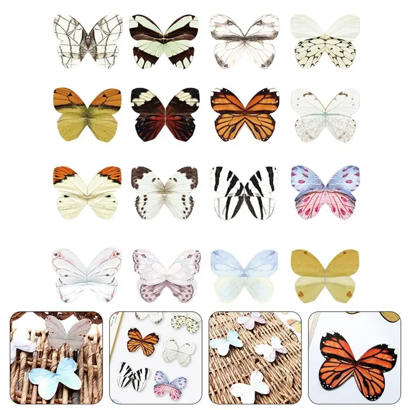 

16Pcs Butterflies Shaped Bookmarks Magnetic Bookmarkers Study Supplies (Random Style)