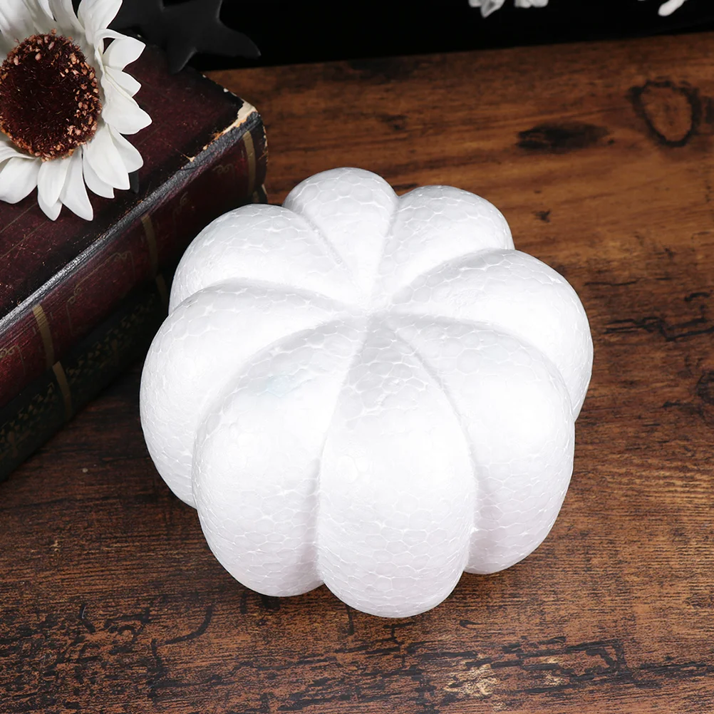 

Pumpkin Pumpkinsfor Diy Fake Styrofoam White Artificial Craft Modeldecorating Simulation Crafts Mold Thanksgiving Paintable