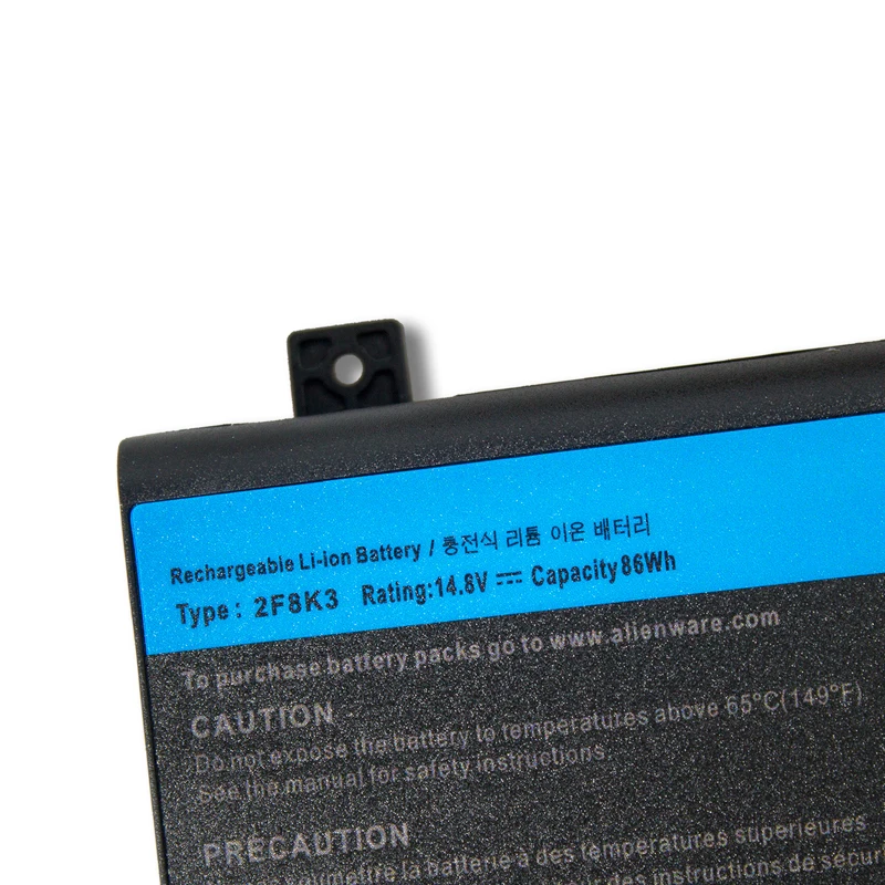 2F8K3 Сменный аккумулятор для ноутбука DELL Alienware 17 18 M17X R5 R6 M18X R3 R4 P18E P19E 0KJ2PX KJ29X G33TT 14 8 В