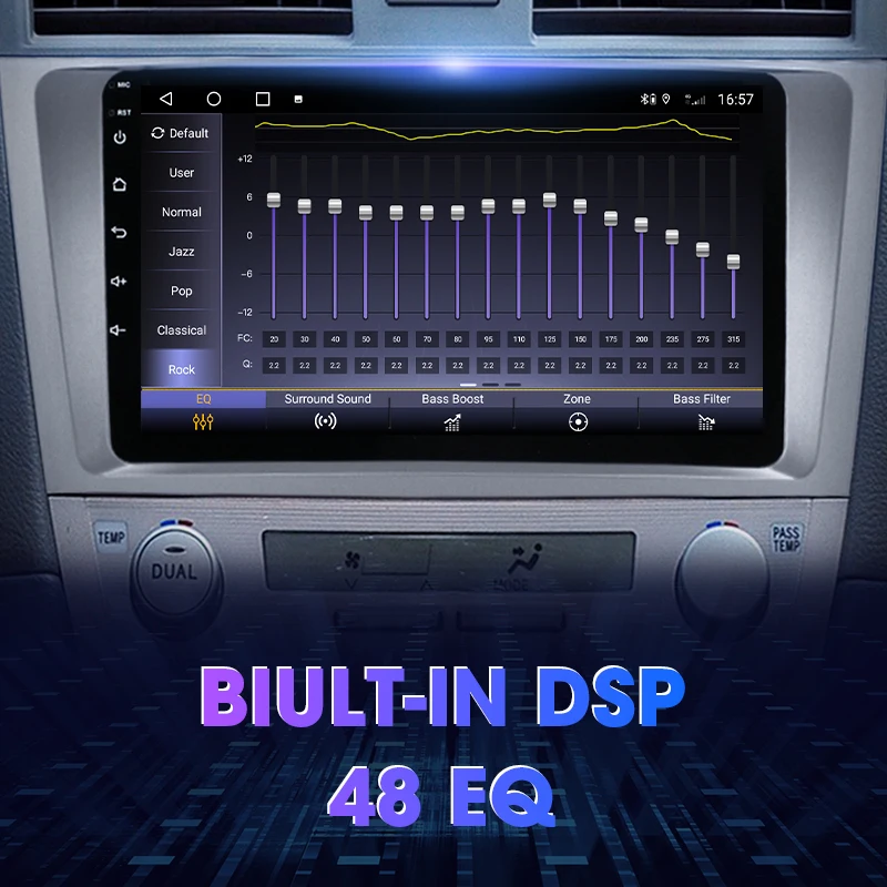 Автомагнитола 2DIN на Android 11 мультимедийный видеоплеер для Toyota Camry 7 XV 40 50 2006-2011