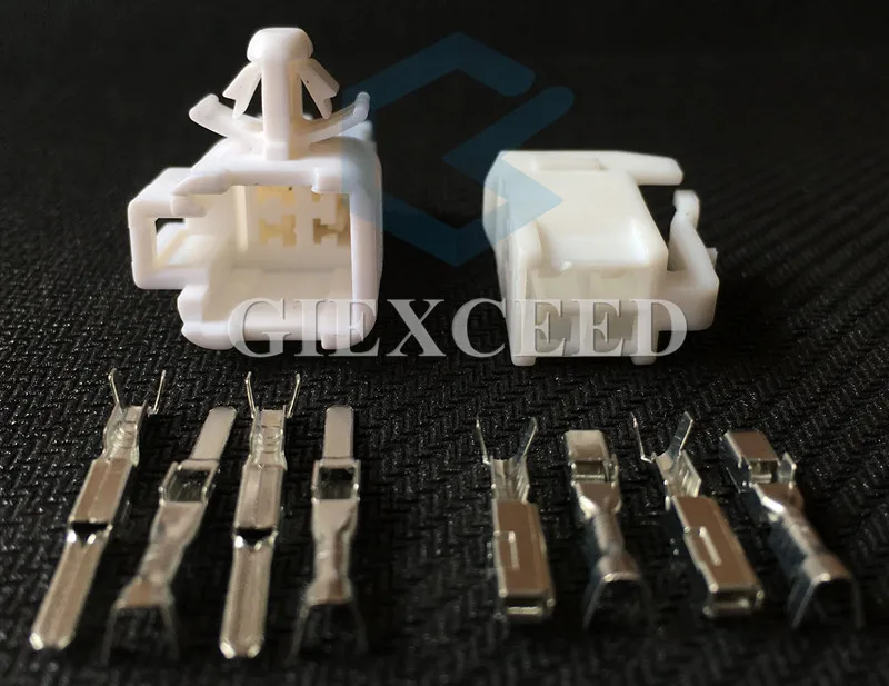 

2 комплекта 4-контактный стартер 6520-0349 7282-1042 автомобильный разъем подушка безопасности SRS гнездо пневматический пружинный штекер 90980-10795 для Toyota Lexus