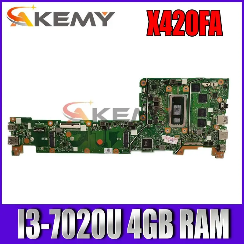 

Оригинальный телефон X420FA, VivoBook 14 X420FA X420F X420, материнская плата для ноутбука, быстрая доставка, телефон, ОЗУ 4 Гб