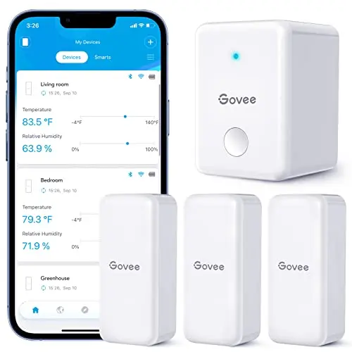 

Термометр-Гигрометр Govee WiFi H5151, 3 упаковки
