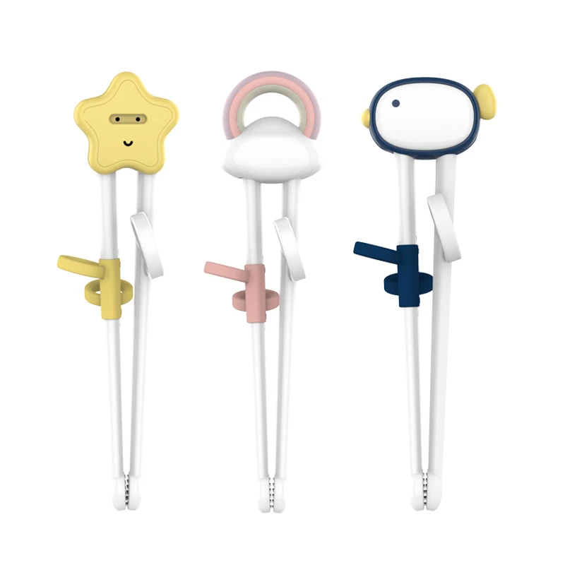 

Creative stereoscopic Baby Chopsticks Cartoon Design Eating Training Utensils Feeding Auxiliary Utensils Chopsticks for Toddler