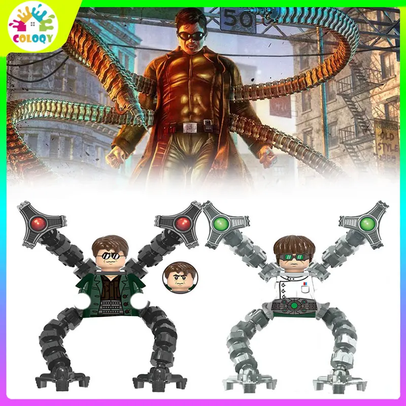 

New children's building blocks toy super British Dr. Octopus Minifigures model decoration birthday gift