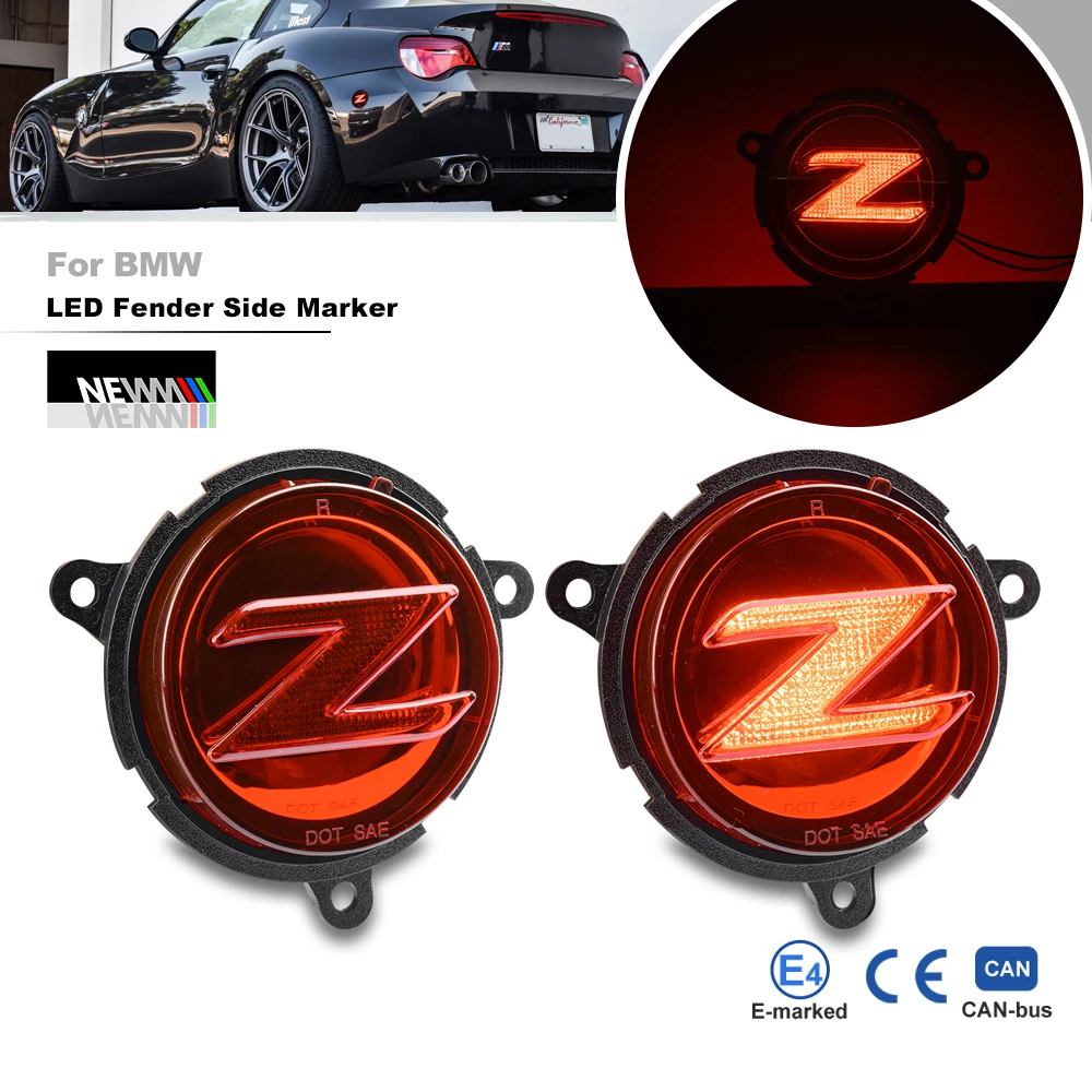 

Светодиодные Габаритные огни OE-Spec 63147046039 63147046040 для заднего бампера BMW Z4 E85 Roadster 2003-2008 E86 Coupe 2006-2008