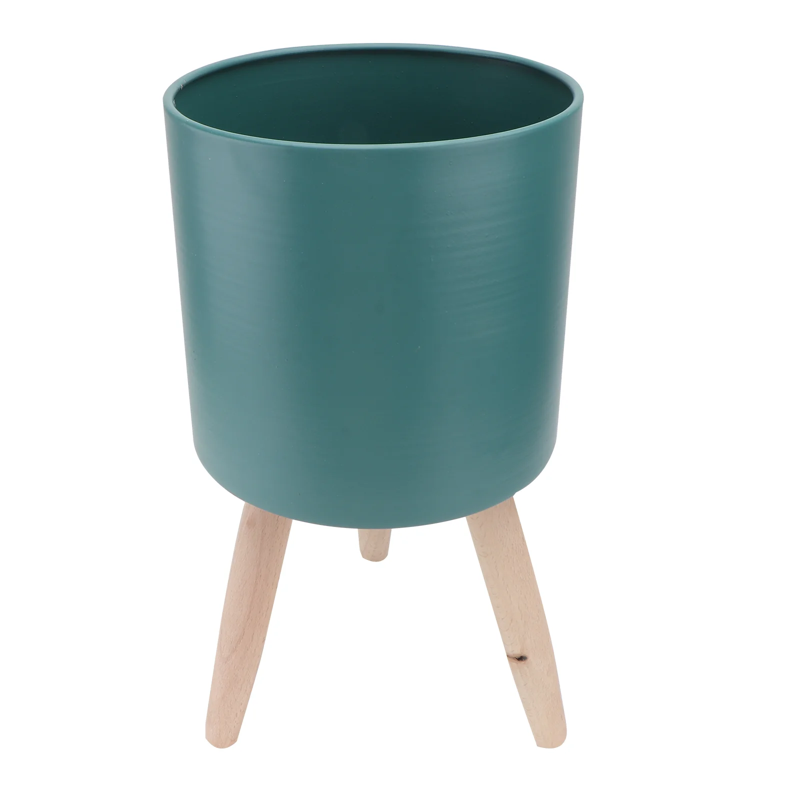 

1 шт. Железный цветочный горшок, горшок для растений, домашний цветочный горшок для украшения (синий)