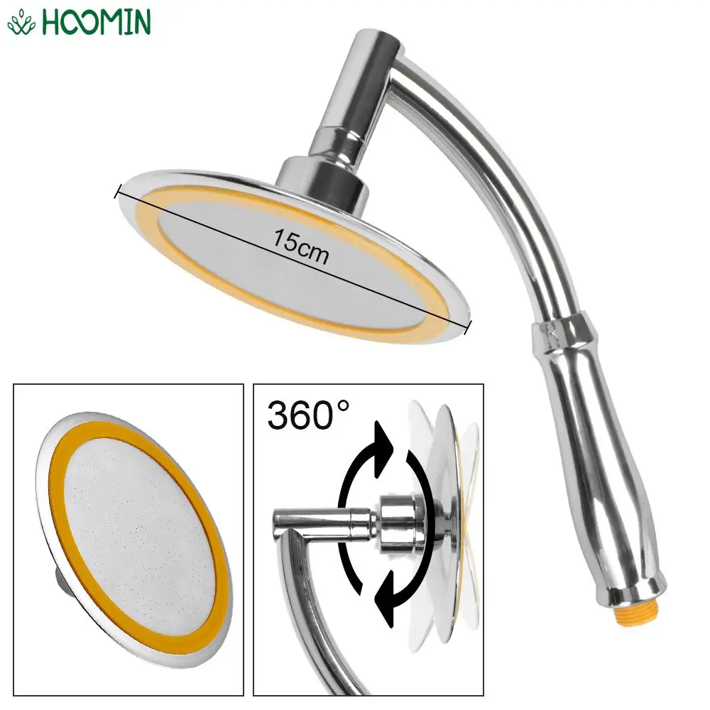 

Насадка для душа ручная/верхняя, регулируемая, 360 градусов, 6 дюймов