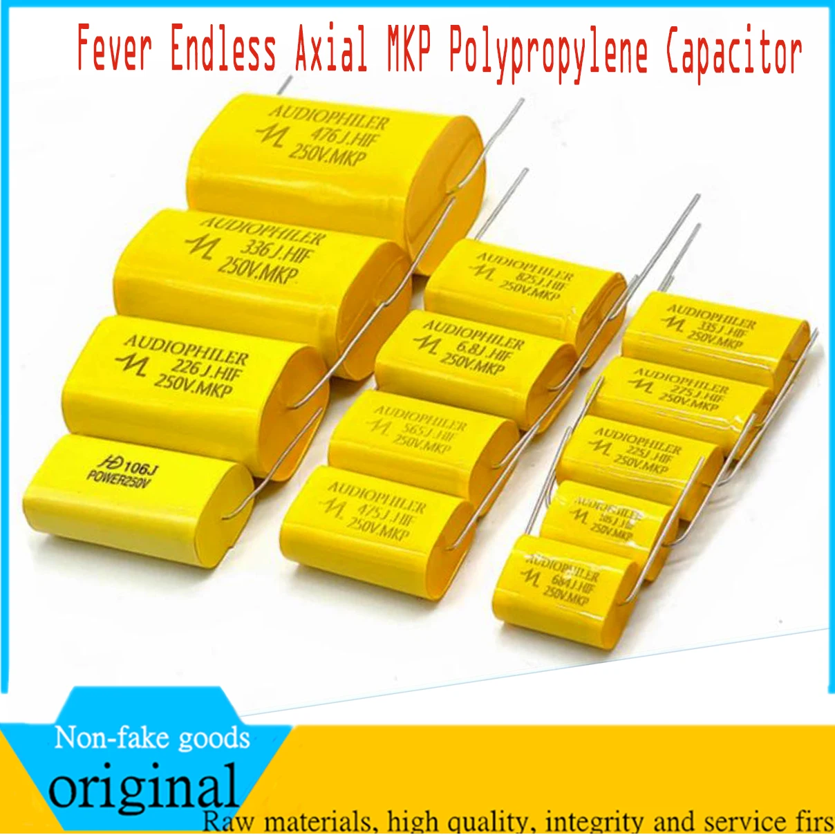 

2PCS 250V MKP polypropylene capacitor high fidelity audio metal film coupling frequency division 1UF 1.5UF 1.8UF 2.2UF 2.7UF3