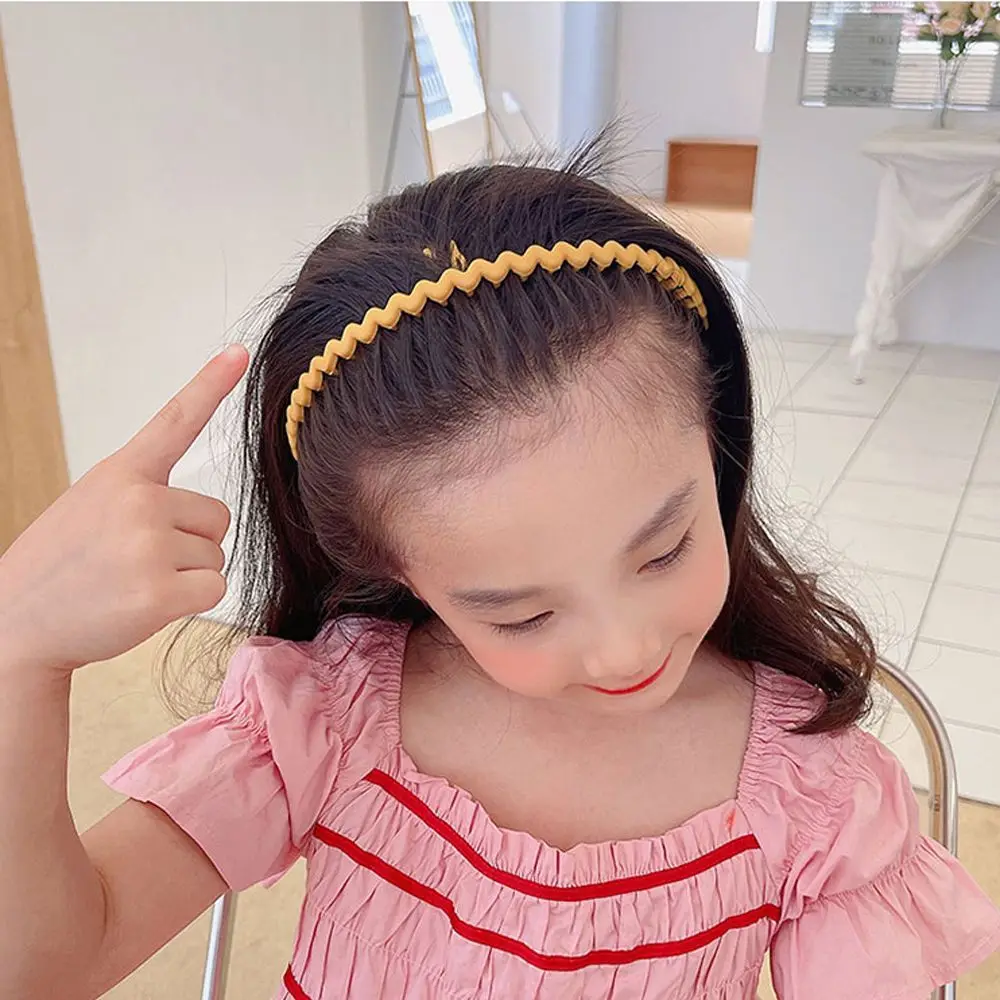 

Простой элегантный пластиковый обруч для волос с зубцами для мытья лица детский обруч для волос для девочек головной убор корейский стиль обруч для волос