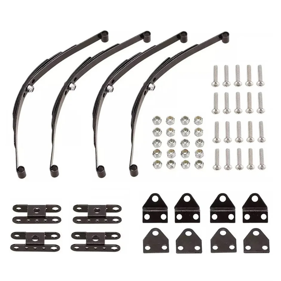 

4 set Hard Leaf Spring Suspension Stainless Steel Bar for 1/10 Crawler Car Axial SCX10 F350 RC4WD D90 TF2 Tamiya Truck