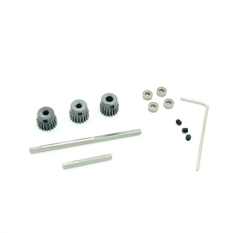 

Metal Transmission Gearbox Steel Gear Set for WPL C14 C24 B24 B36 MN D90 D99 MN99S RC Car Upgrade Parts