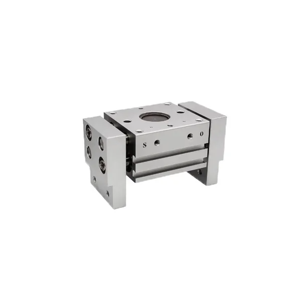 Пневматический палец широкий цилиндр с параллельным открытием и закрыванием