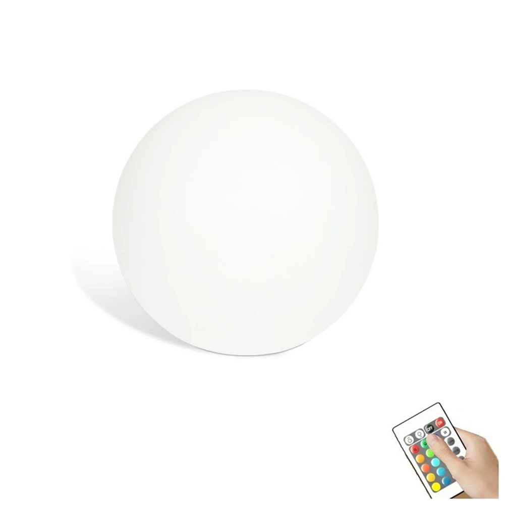 

LED Dimmable Floating Pool Lights Ball with Remote 16 RGB Colors & 4 Modes Rechargeable & Waterproof 12cm
