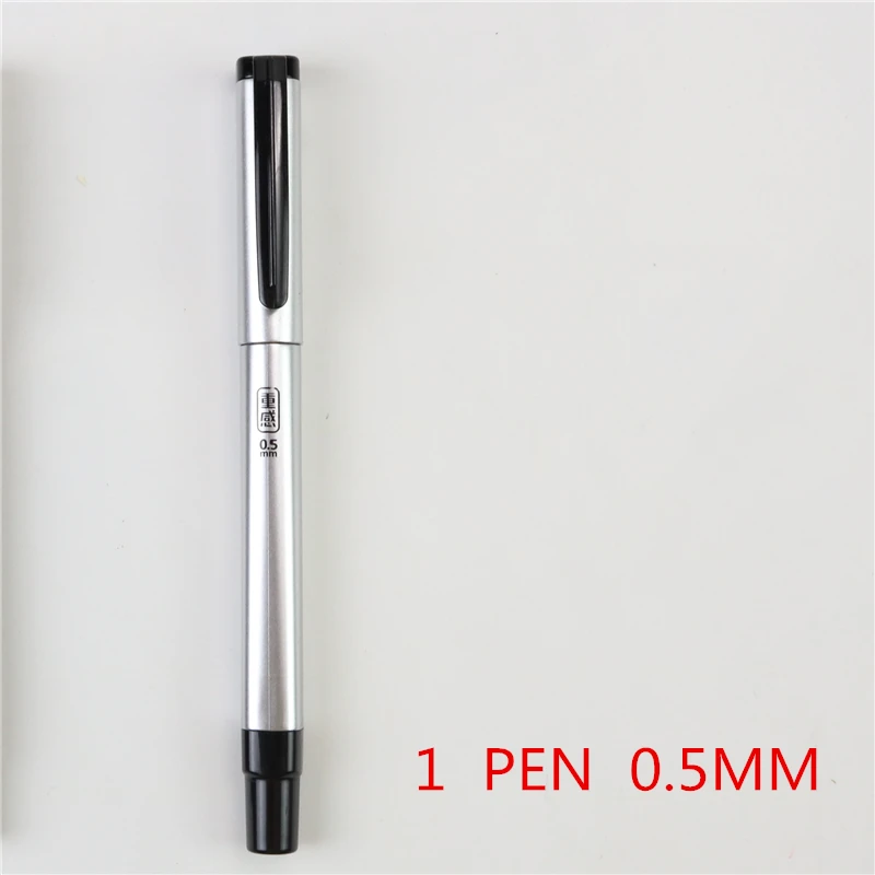 

Гелевая ручка ZYCC черная 0,5 мм