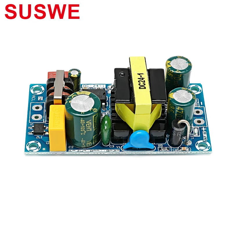 NEW 24V1A AC-DC Switching Power Supply Module Circuit Board For Monitor 100-240V 50/60HZ