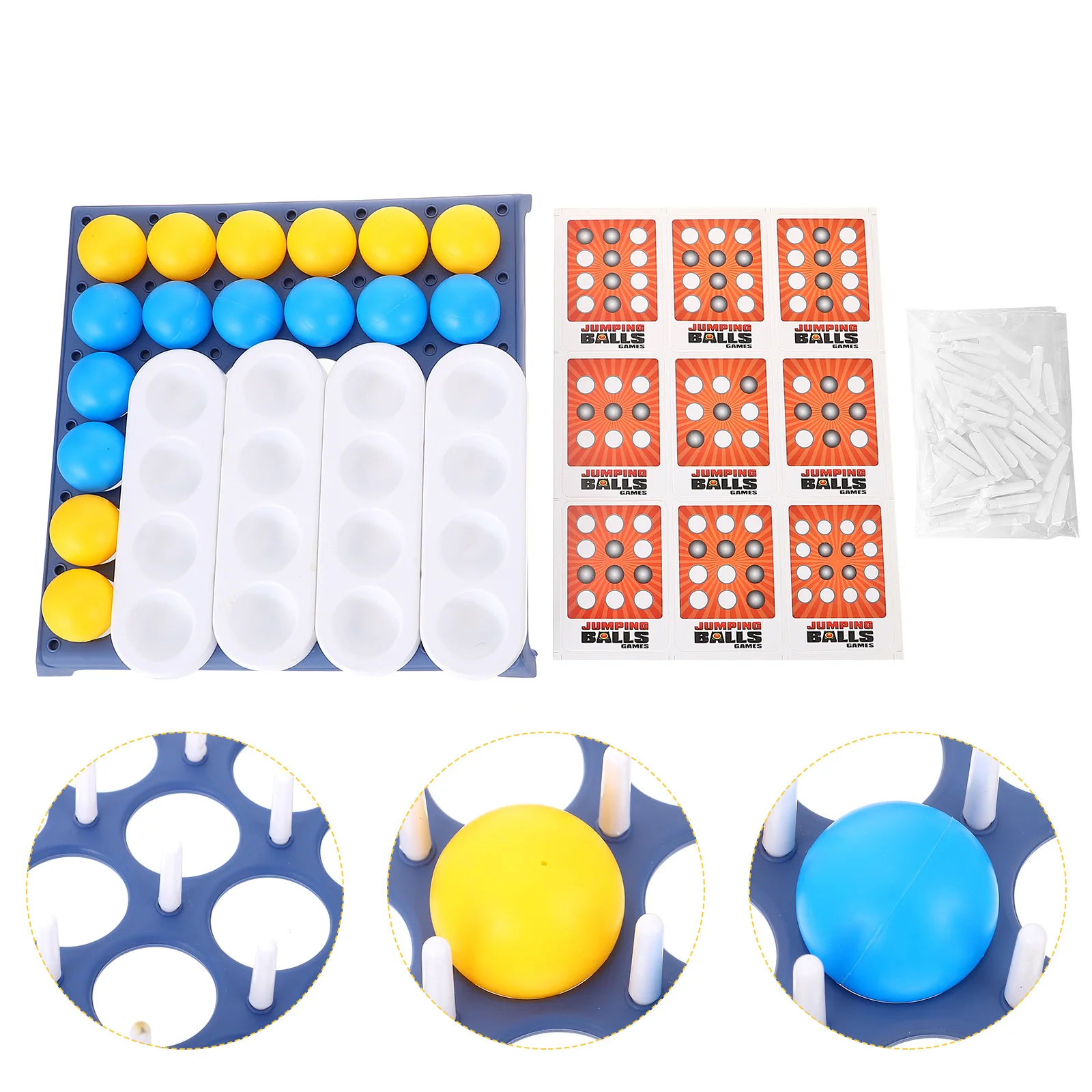 

Bounce Off Games, Tabletop Bounce Balls Family Party Board Games Toys Challenges Bounce Off Game for Birthday Gifts