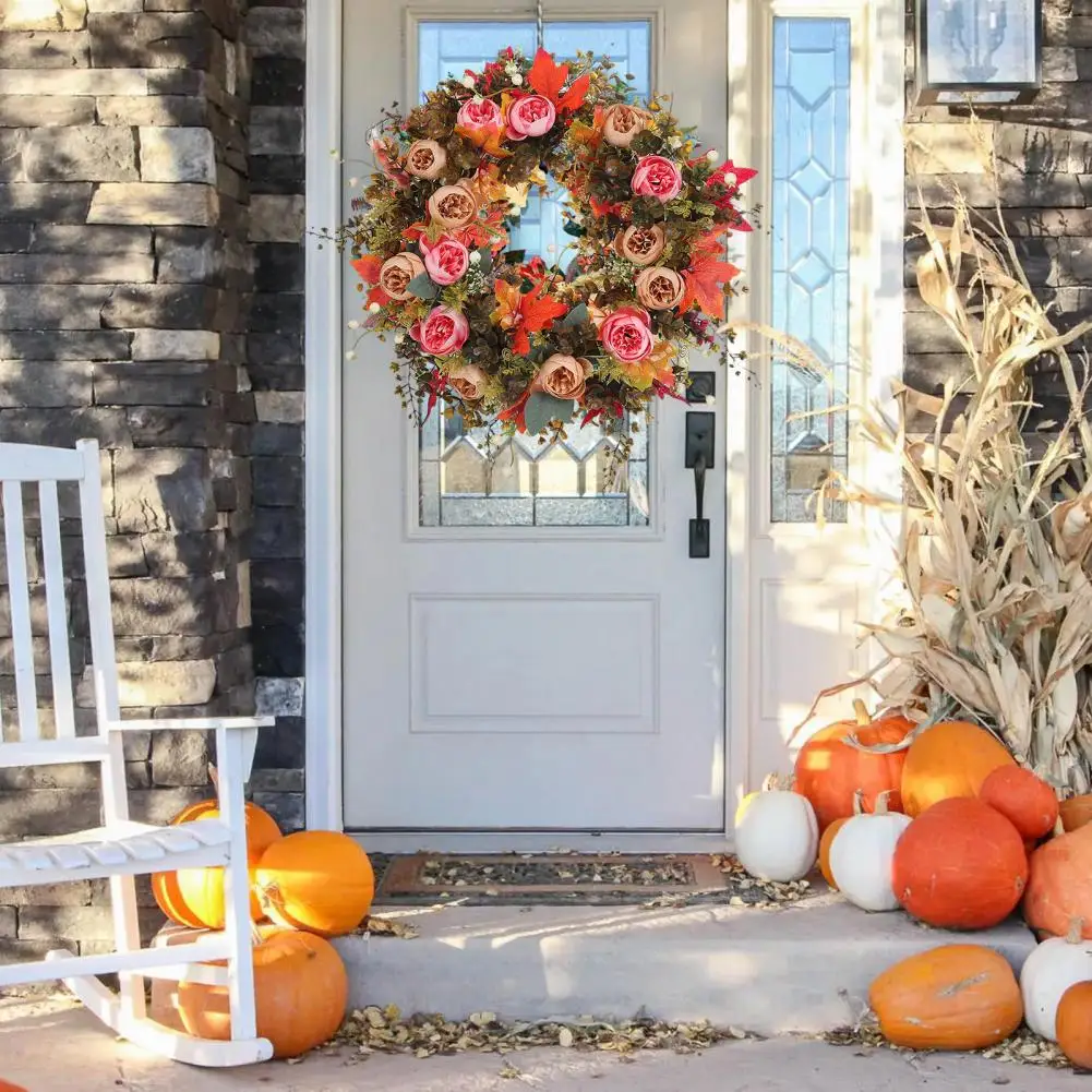

Garland Decoration Aesthetic Door Hanging Garland Household Artificial Tulip Wreath