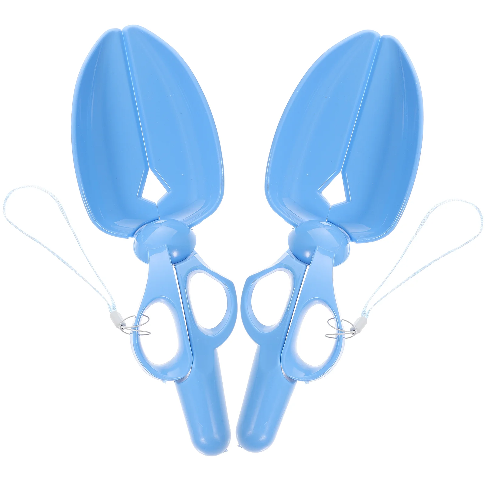 Ножницы для отходов собак и кошек (случайный цвет) Зажим отбора какашек домашних