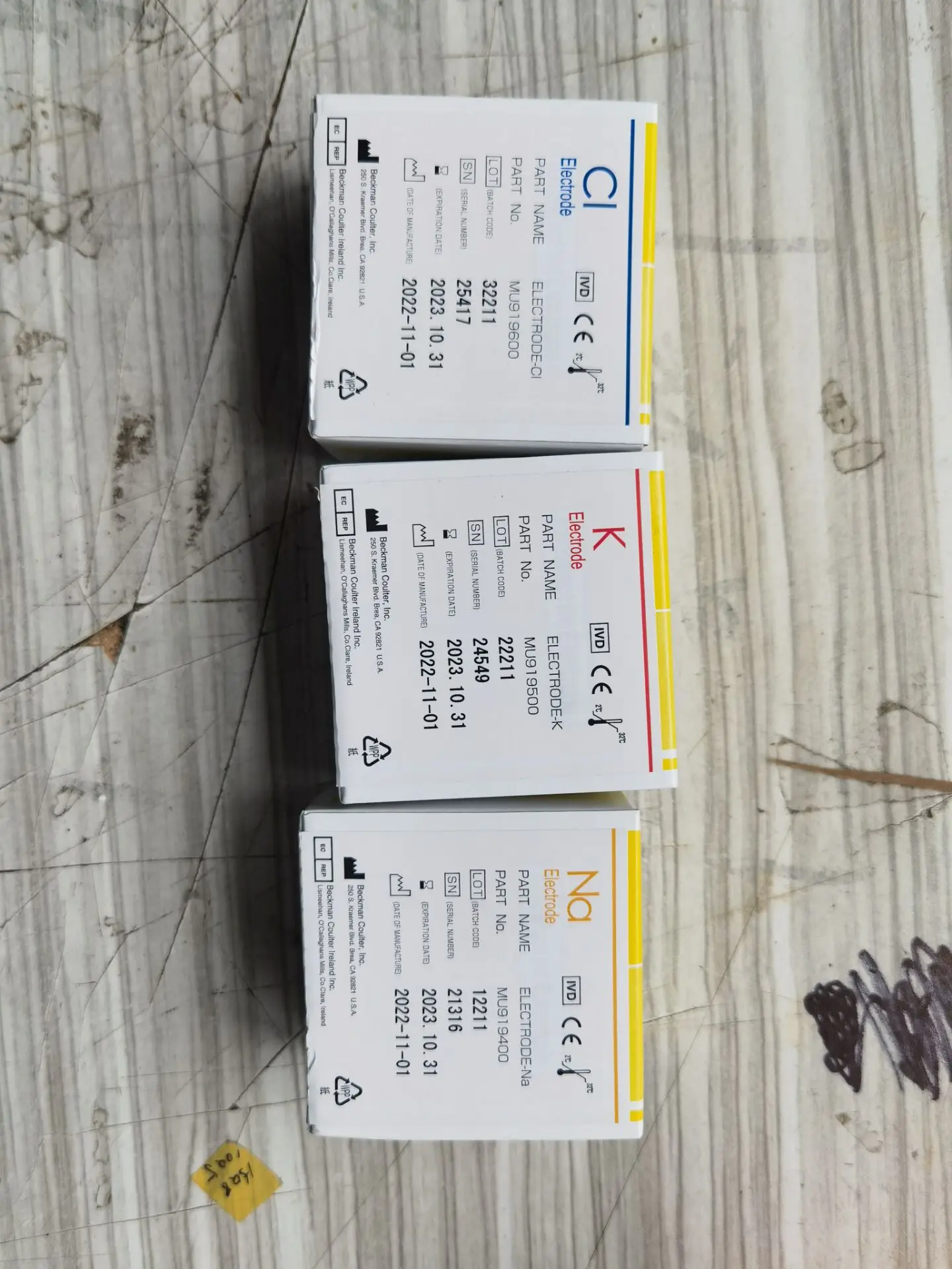 

Для Beckman AU разместите заказ, чтобы отметить модель электрода.