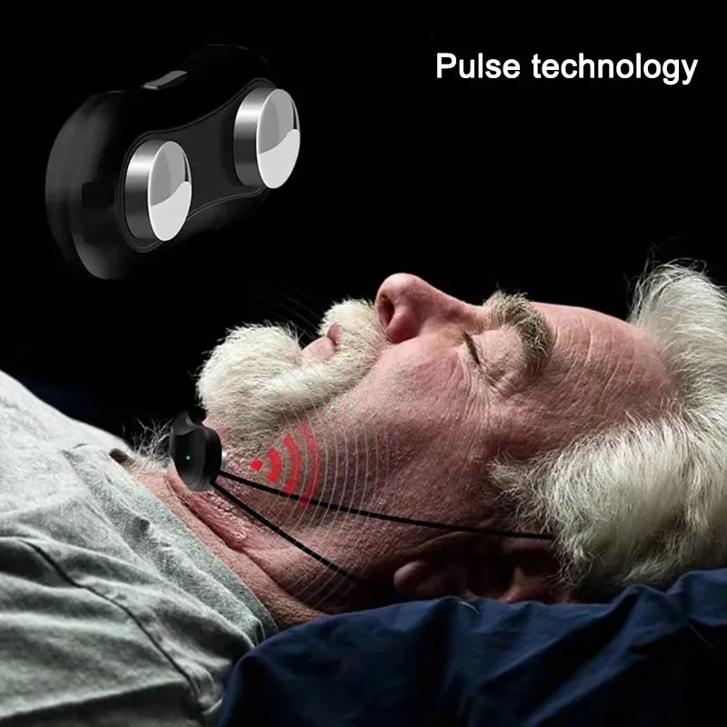 

Smart Anti Snoring Device Portable EMS Pulse Noise Reduction Muscle Stimulator Comfortable Sleep Well Snore StopperHealth Care
