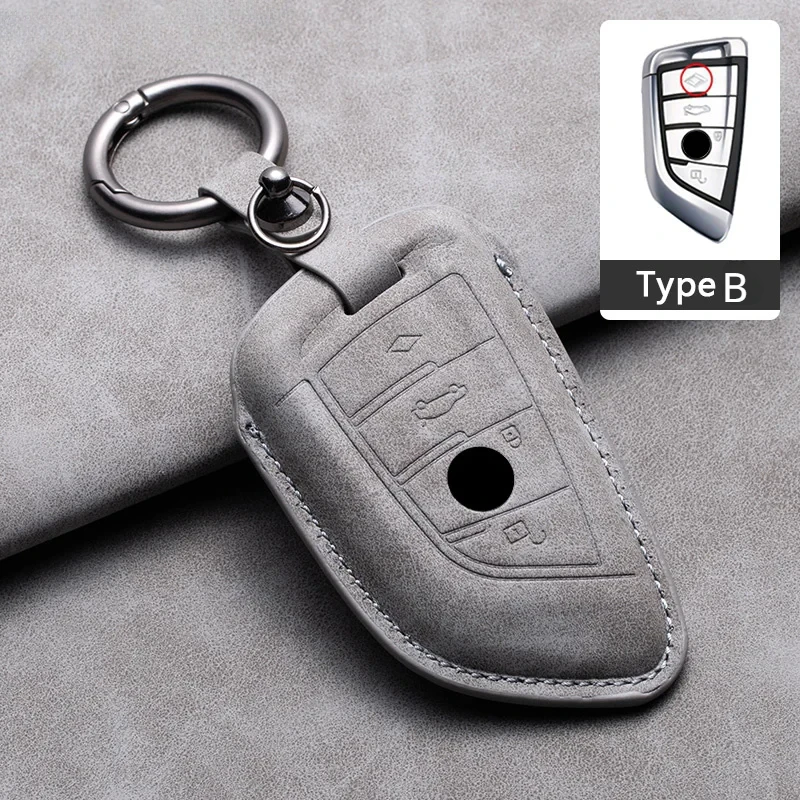 

Чехол для автомобильного ключа, Кожаный Автомобильный Брелок для ключей BMW F20, F10, F20, F30, F80, X1, X3, X5, X6, X7, G20, G30, G01, G02, G05, G11, 1, 3, 5, 7 серии