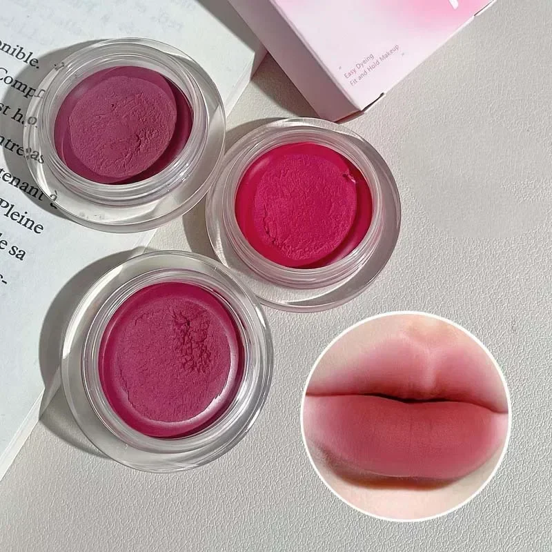 7 цветов копченая Сливовая Красная губная грязь нюдовый коричневый матовый мусс