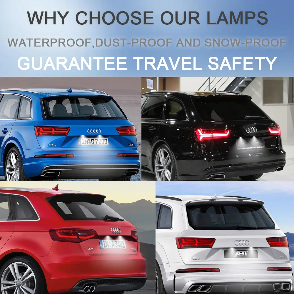 задние фары Для Audi A3 кабриолета S3 8P RS4 B6 B7 седан A5 Quattro A6 A8 Q7 белый цвет фотозадний