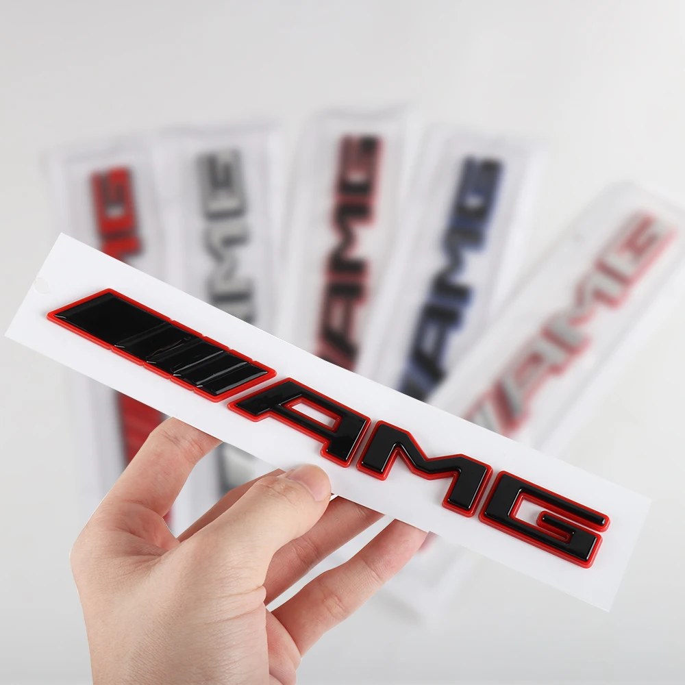 Новая эмблема AMG для багажника автомобиля наклейка декоративные аксессуары Mercedes