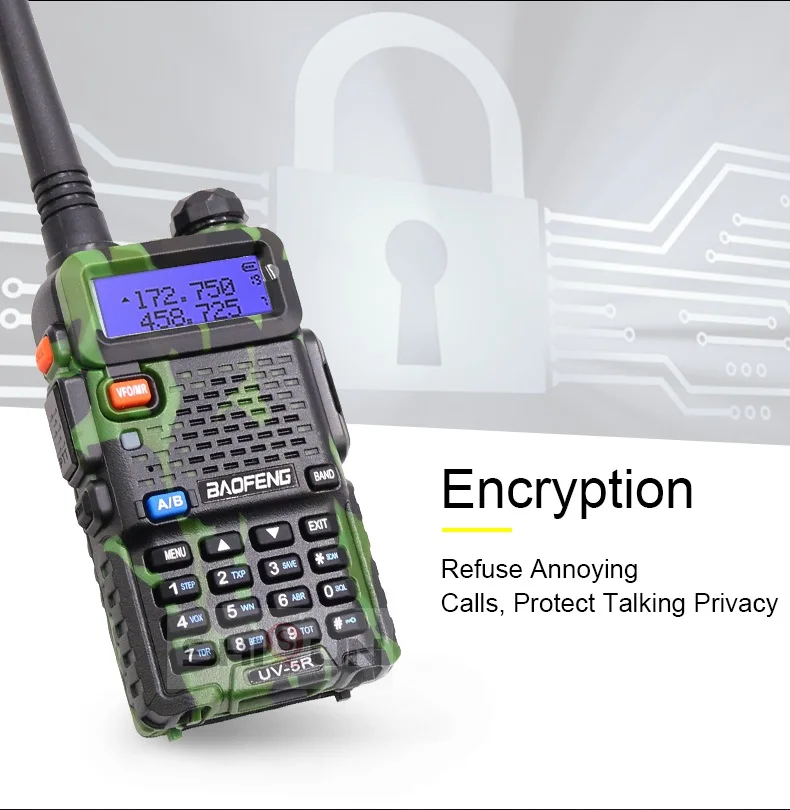 Baofeng UV-5R 8W High Power 8 Watts powerful Walkie Talkie long range 10km VHF/UHF dual Band Two Way Radio pofung uv5r hunting