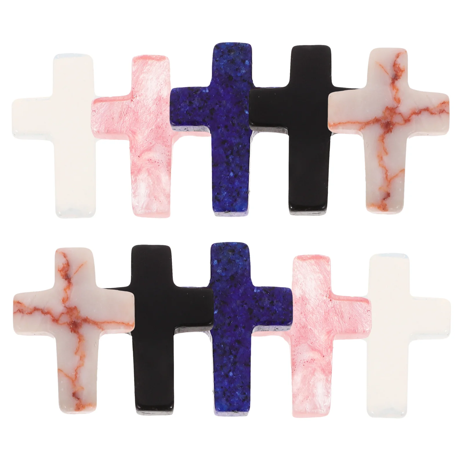 

Бусины-подвески в виде Креста для изготовления ювелирных изделий, ожерелье «сделай сам», разделитель, браслет, подвеска, украшение, 10 шт.