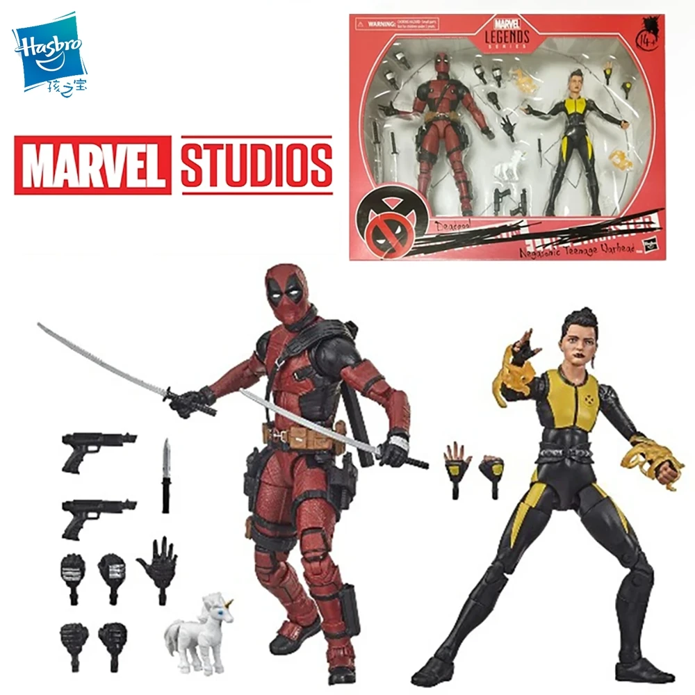 

Фигурка героя Hasbro из серии Marvel Legends, Дэдпул, негадонная голова для подростков, 6 дюймов, 16 см, детская игрушка, подарок, коллекционные игрушки