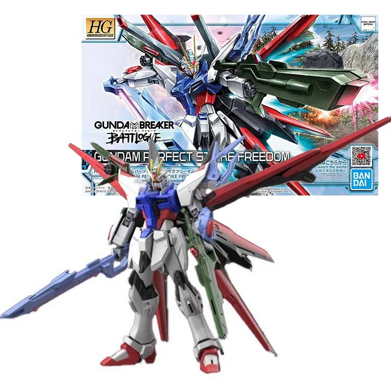 

Bandai Figure Gundam Model Kit Anime Figures HG Perfect Strike Freedom Mobile Suit Gunpla Action Figure Toys For Boys Gifts