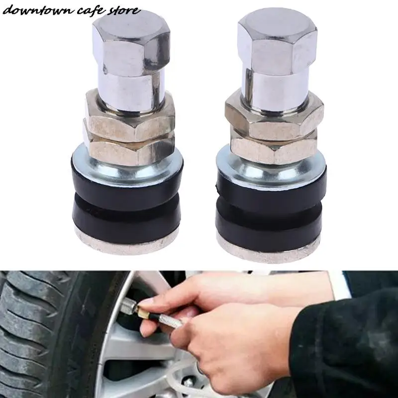 

2Pcs TR161 Car Tubeless Vacuum Tire Car Tubeless Tire Valve Short Stems Vacuum Tire Valve Stems For Car
