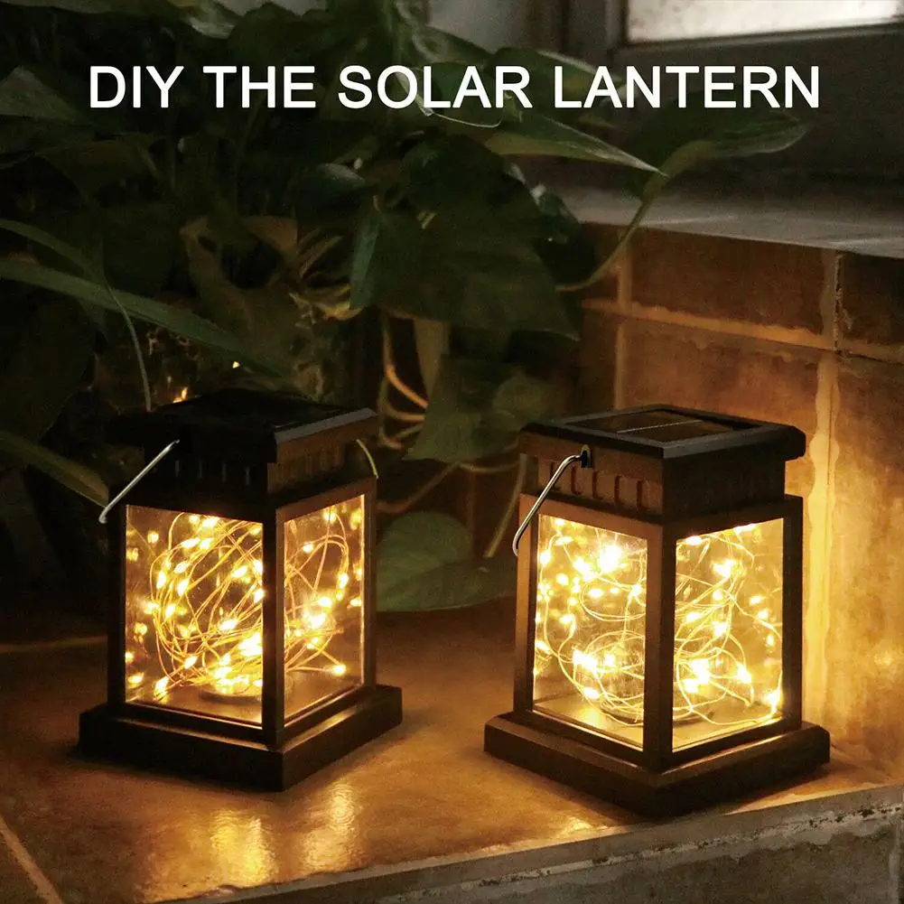 

Solar Lantern Light Solar Powered Hanging Light Warm White String Waterproof Outdoor Patio Garden Patio Decorative Lamp