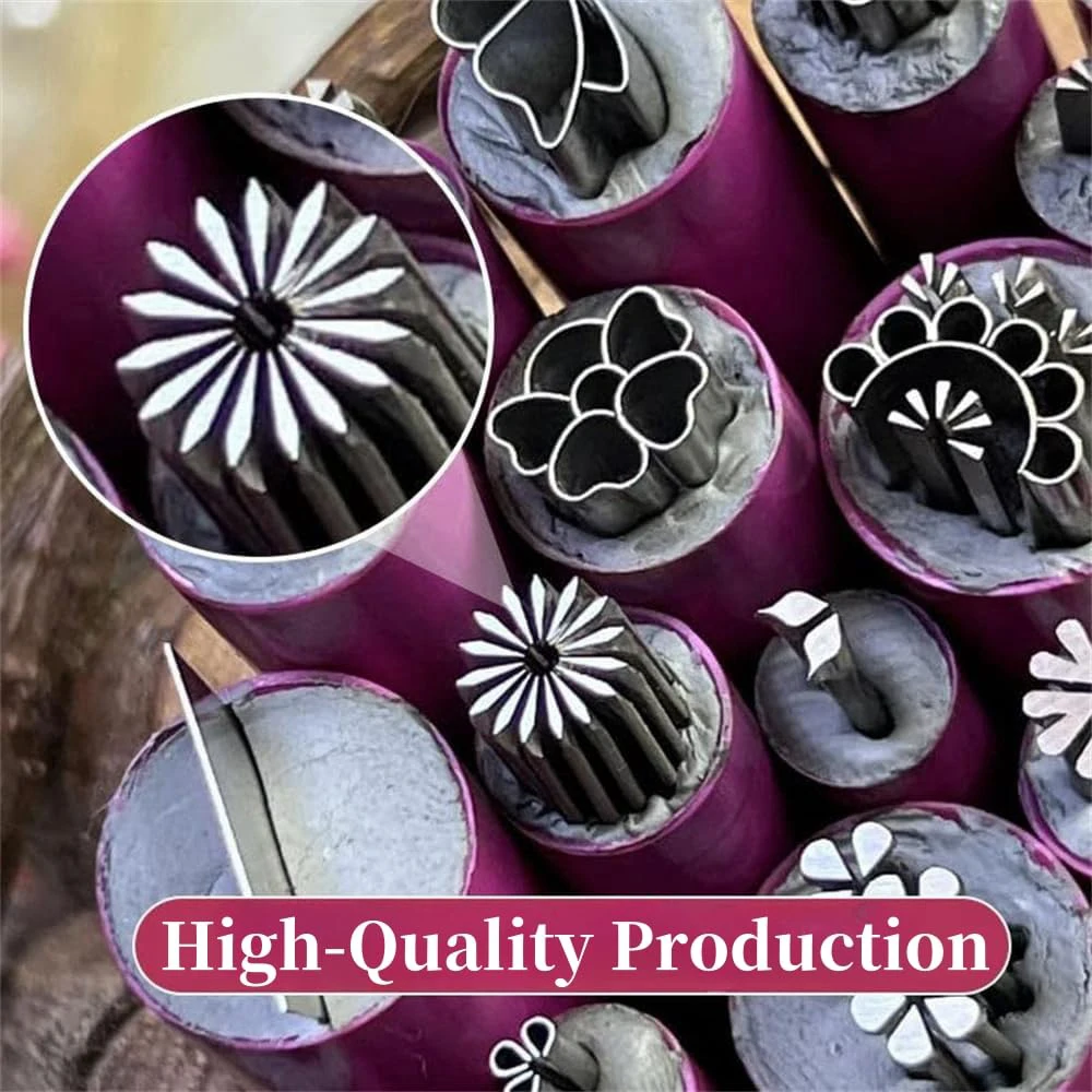 4/6/10 шт. набор ручек для дизайна ногтей цветочное тиснение инструменты