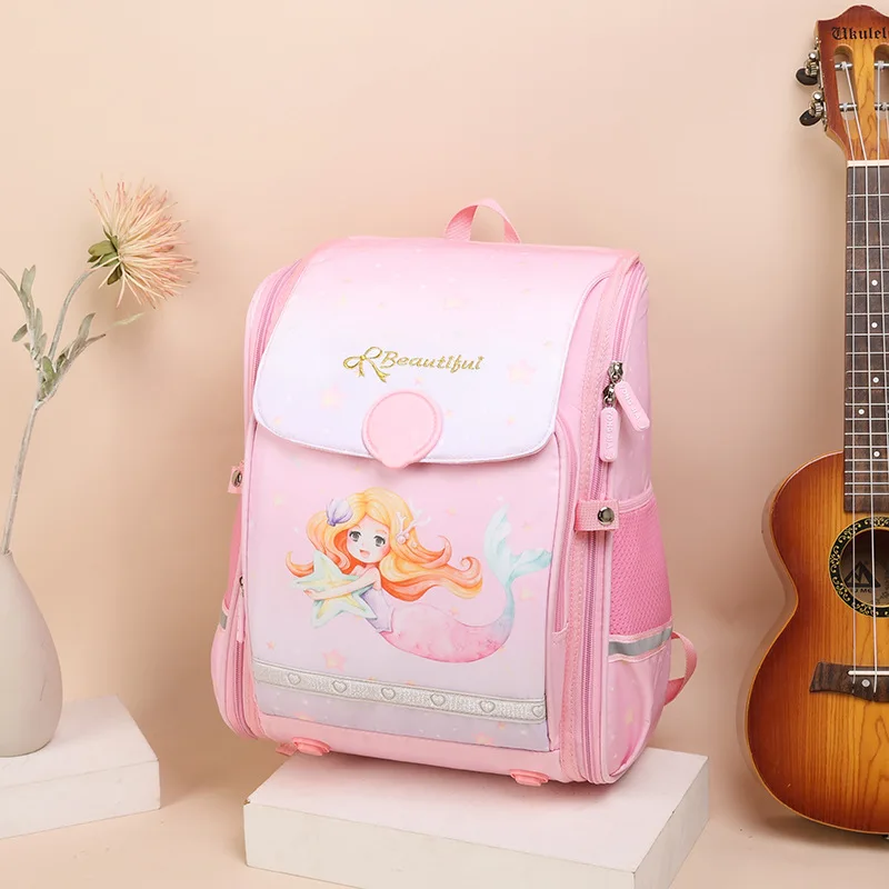 Fashion Children Princess Unicorn Backpacks for Students New Sweet Girls Mermaid Boys Dinosaur Cute Cartoon Bucket School Bags