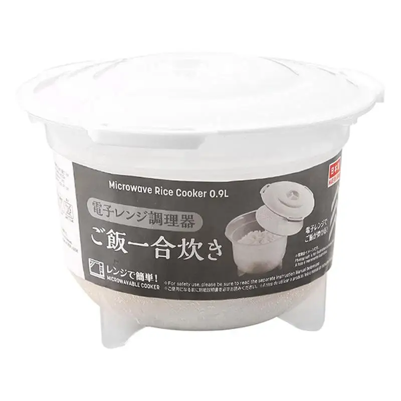 

Microwave Steamer Pot Keeping Refresh Rice Cooker Heatproof Pot Kitchen Accessories For Travel Camping Home Offices Schools