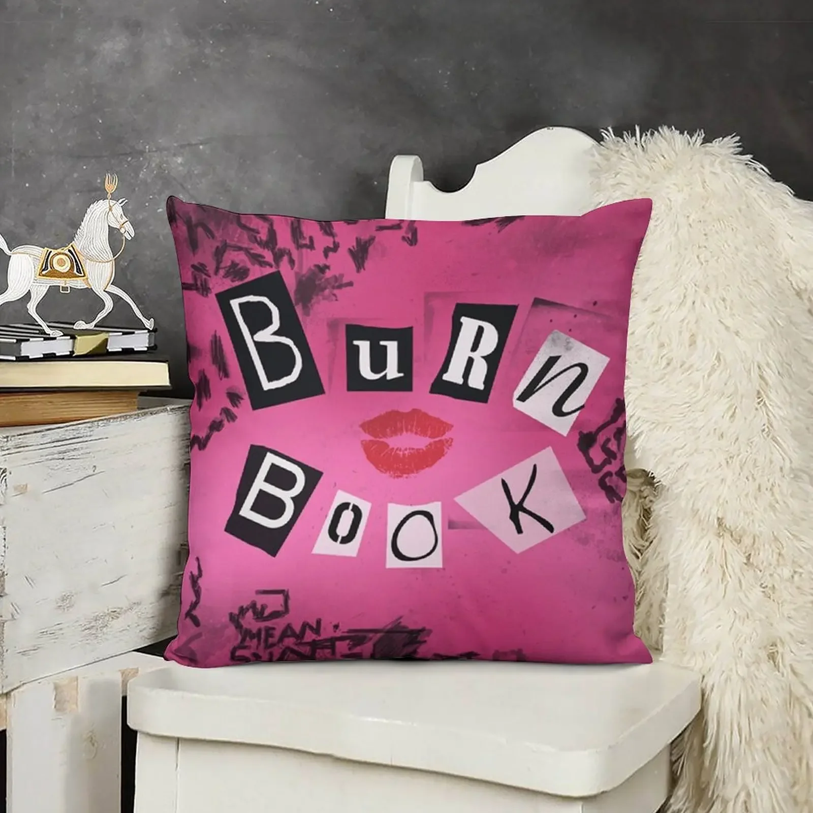 Mean Girls - книга ожогов декоративная подушка для дивана декоративные чехлы чехол