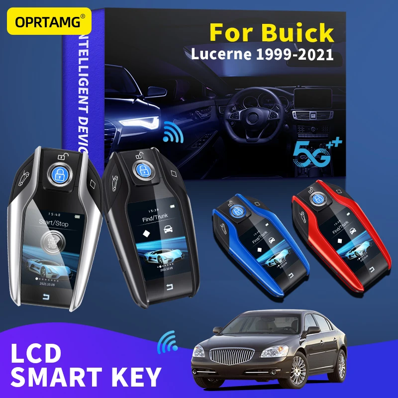 

Модифицированный автомобильный смарт-ключ OPRTAMG с ЖК-дисплеем, дистанционный смарт-ключ для Buick, Люцерна 1999, 2000, 2001, 2002, 2003, 2004, 2005, 2006, 2007, 2021, 2022