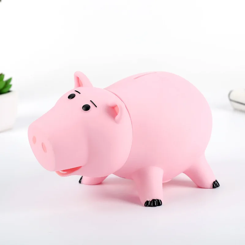 

New 20cm Toy Story 4 Pink Hamm Pig Piggy Bank Coin Money Box Cute Aniamals Pvc Action Figure Collection Model Toy Kids Gift Doll